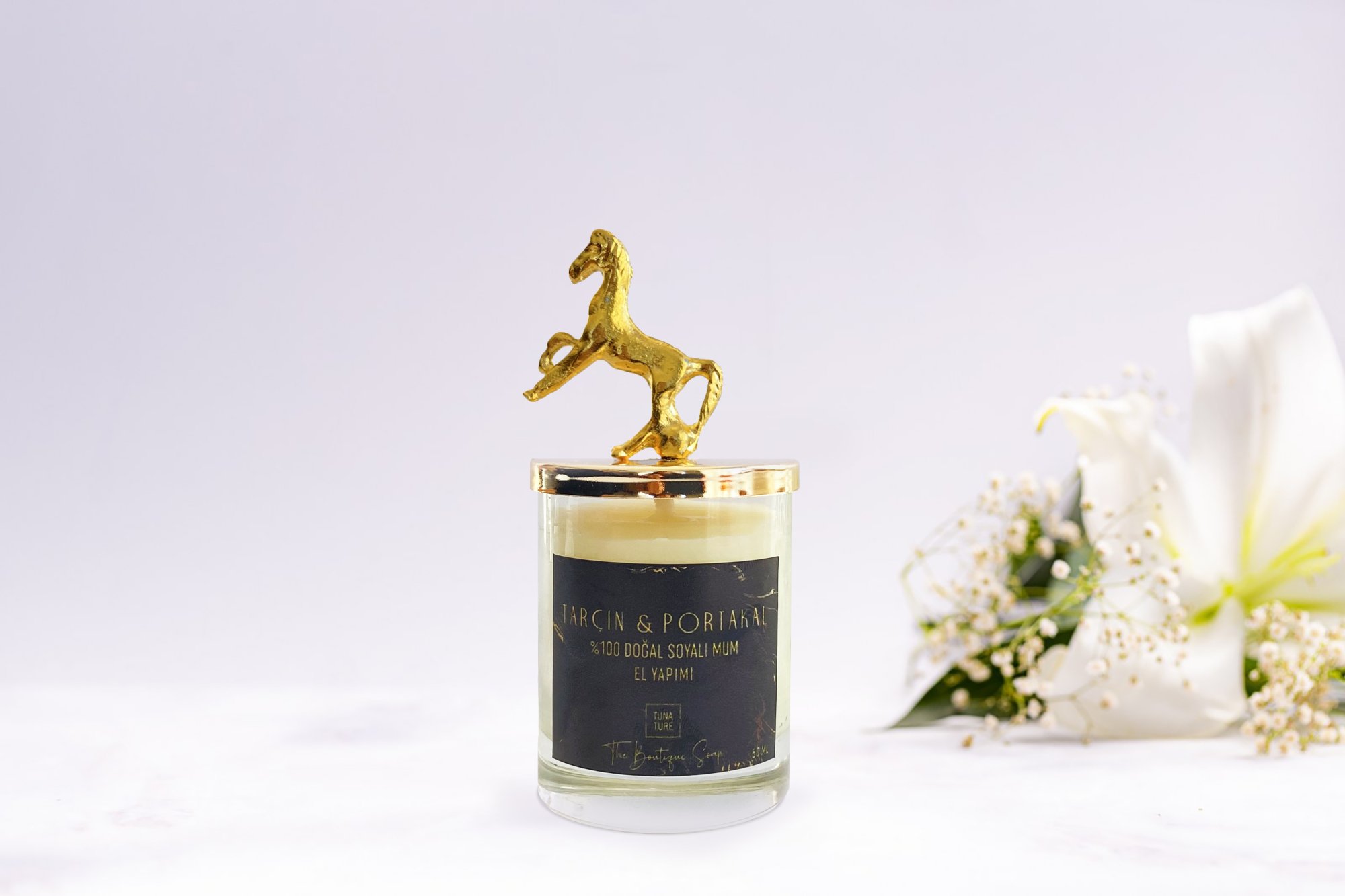 Asil Ruh - Tarçın & Portakal Soyalı Mum